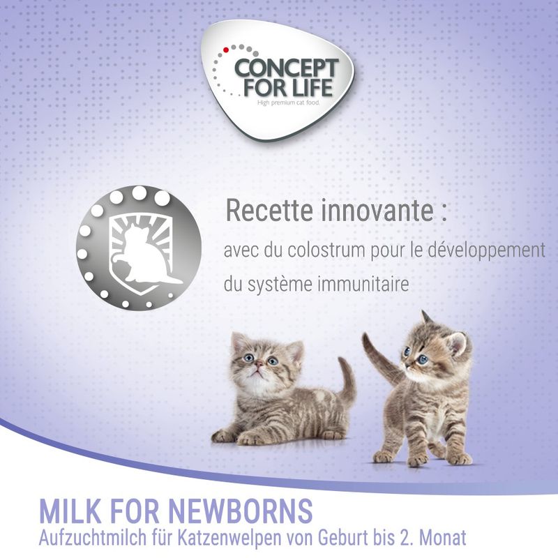 Lait maternisé Concept for Life Kit de démarrage pour chaton