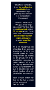Lucovitaal Cannabidiol CBD Olie 5% 30ML