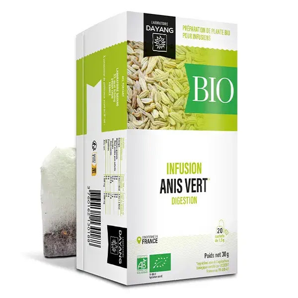Infusão de Anis Verde Orgânico Dayang - 20 sachês