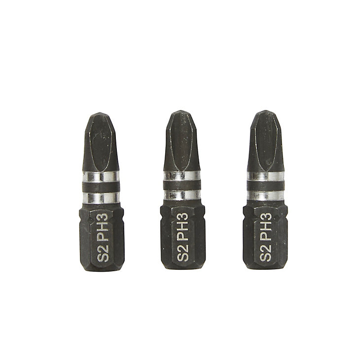 Embout de vissage torsion impact PH3 25 mm Erbauer