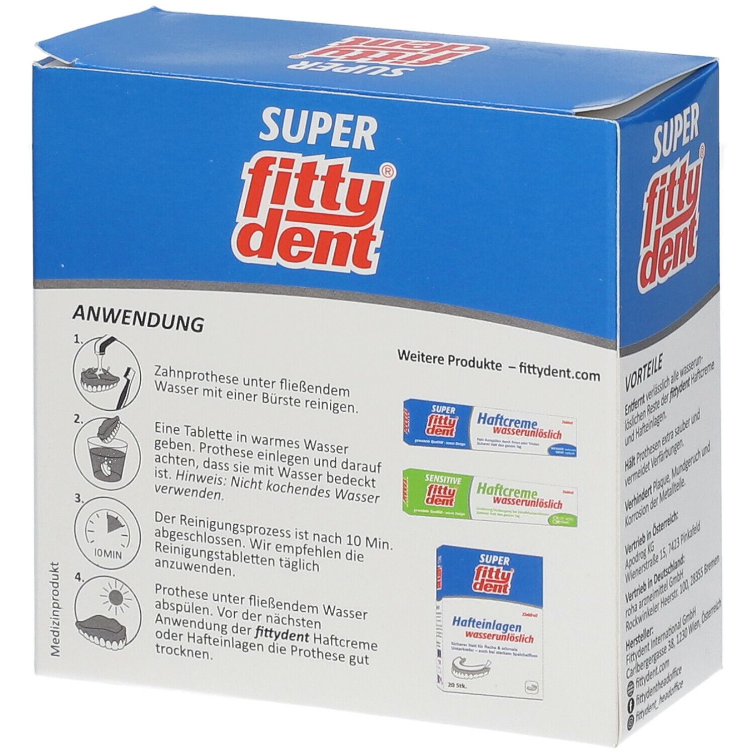 fittydent super Reinigungstabletten