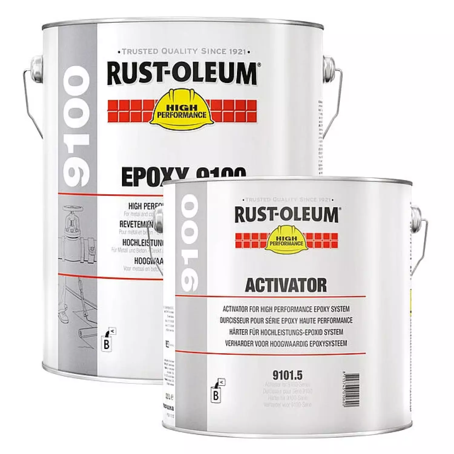 Rust-Oleum 9100 Epoxycoating - inclusief activator 1L