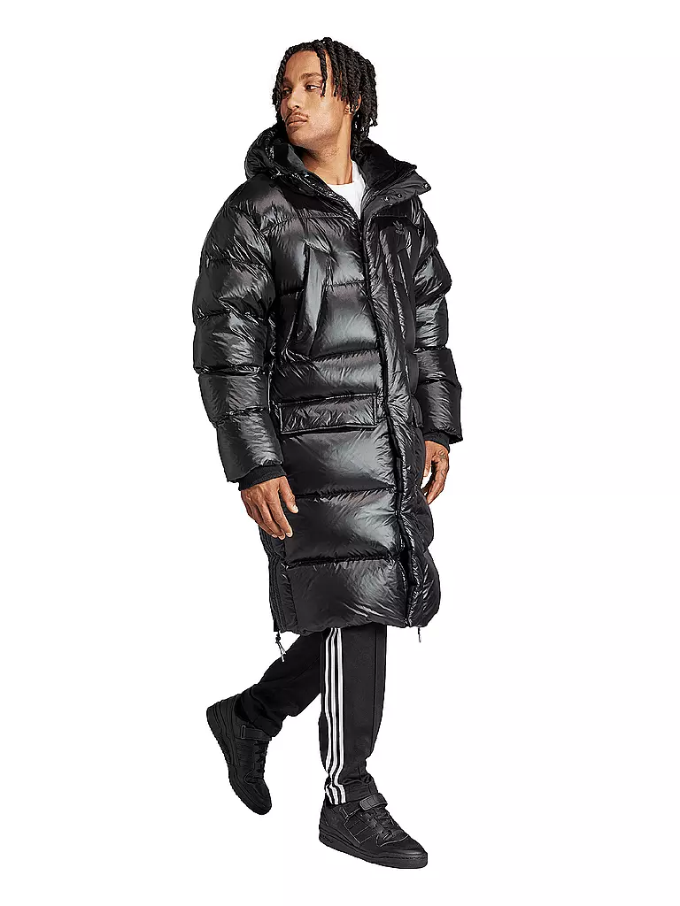 ADIDAS ORIGINALS Daunenmantel schwarz