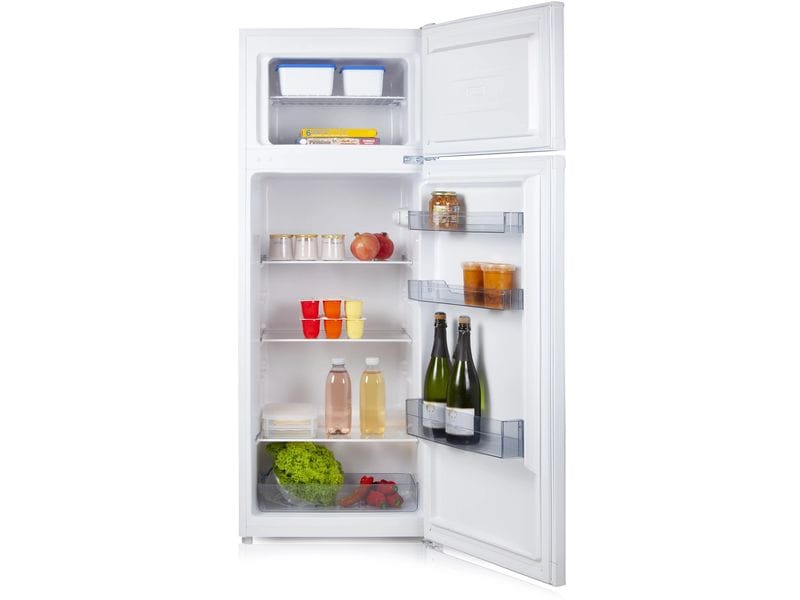 Domo Kühl-Gefrierkombination DO91402C Rechts/Wechselbar Kombigerät mit Kühlschrank und Gefrierschrank