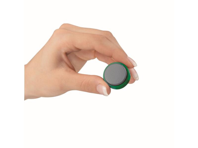 Maul Haftmagnet MAULpro 20 x Ø 30 mm Grün, 20 Stück Kraftmagnet