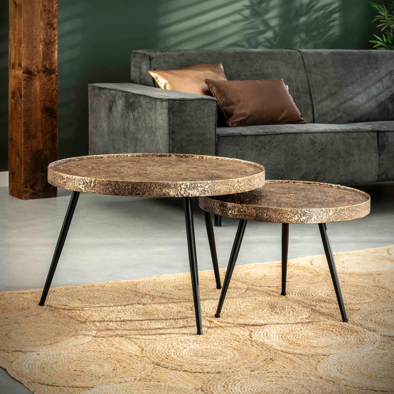 Salontafel Set Vlissingen Brons
