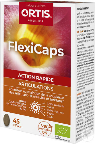 Ortis FlexiCaps Articulations Bio 45 Comprimés