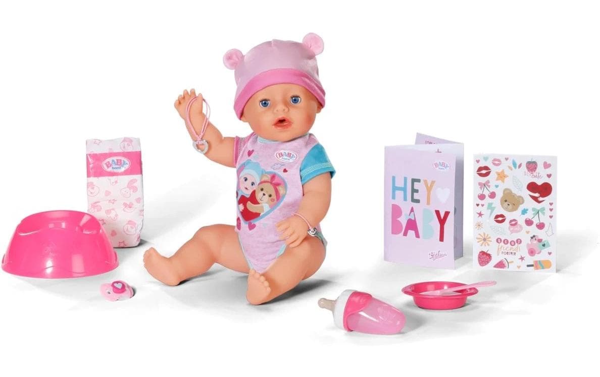Puppe Emma 43 cmBabypuppe inklusive Outfit und Zubehör