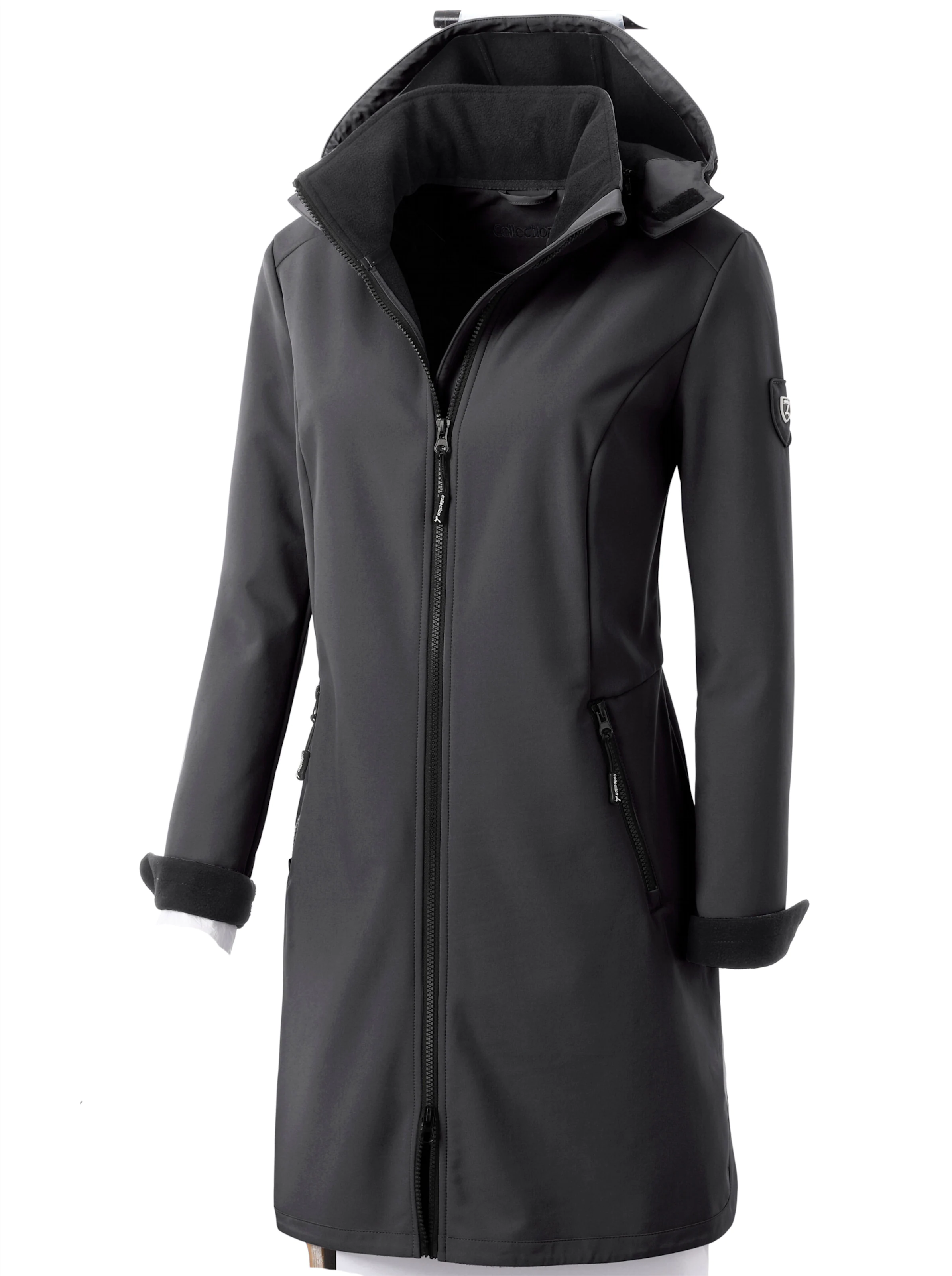 Softshelljacke in anthrazit