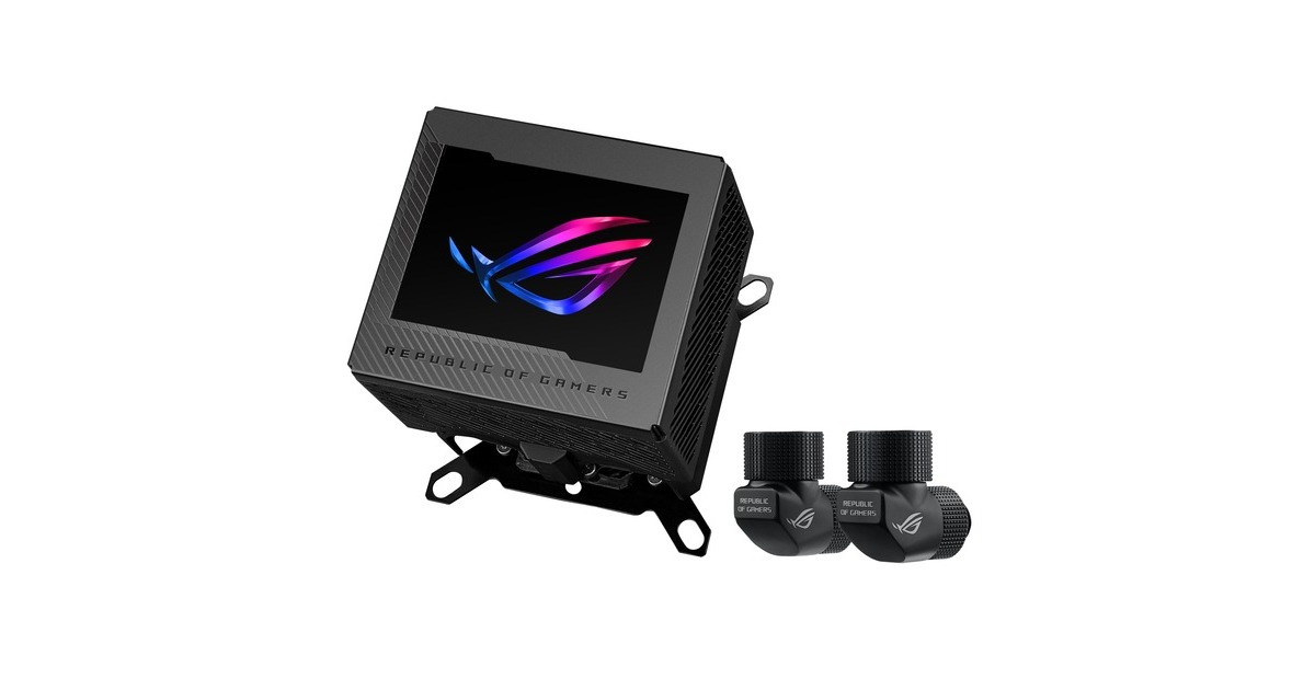 ASUSROG Ryujin III WB LCD CPU-waterblok waterkoeling  (Zwart)