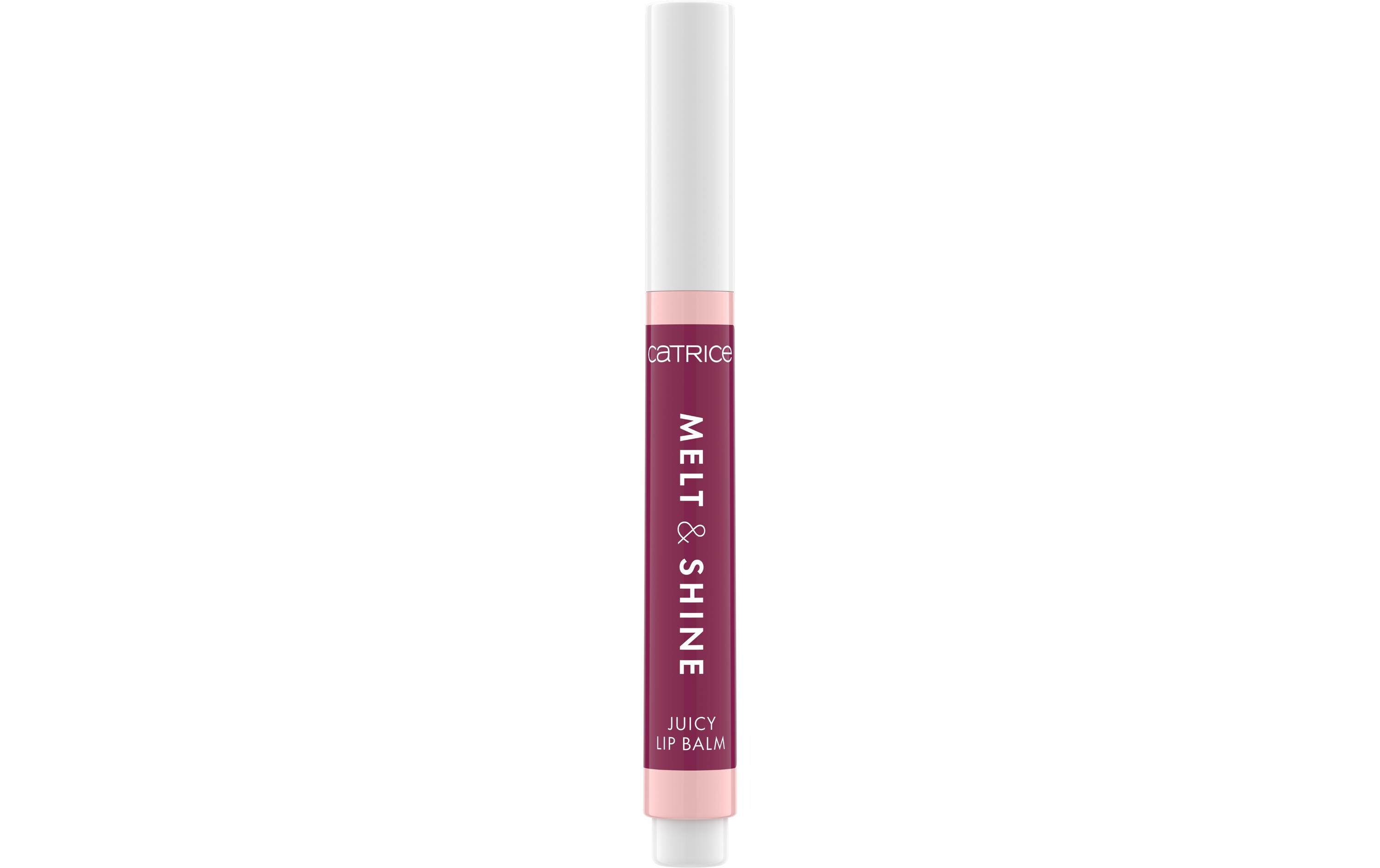 Lip Gloss Melt and Shine 080 Lost At SeaGlänzender Lippenbalsam in leuchtendem Burgunderrot