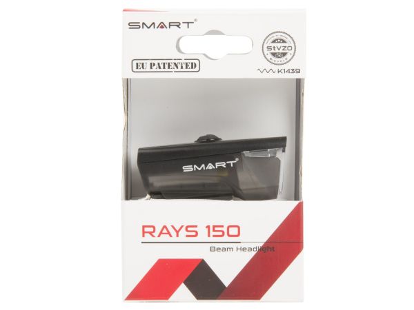 Smart Rays Genopladelig Forlygte, 150 Lumen