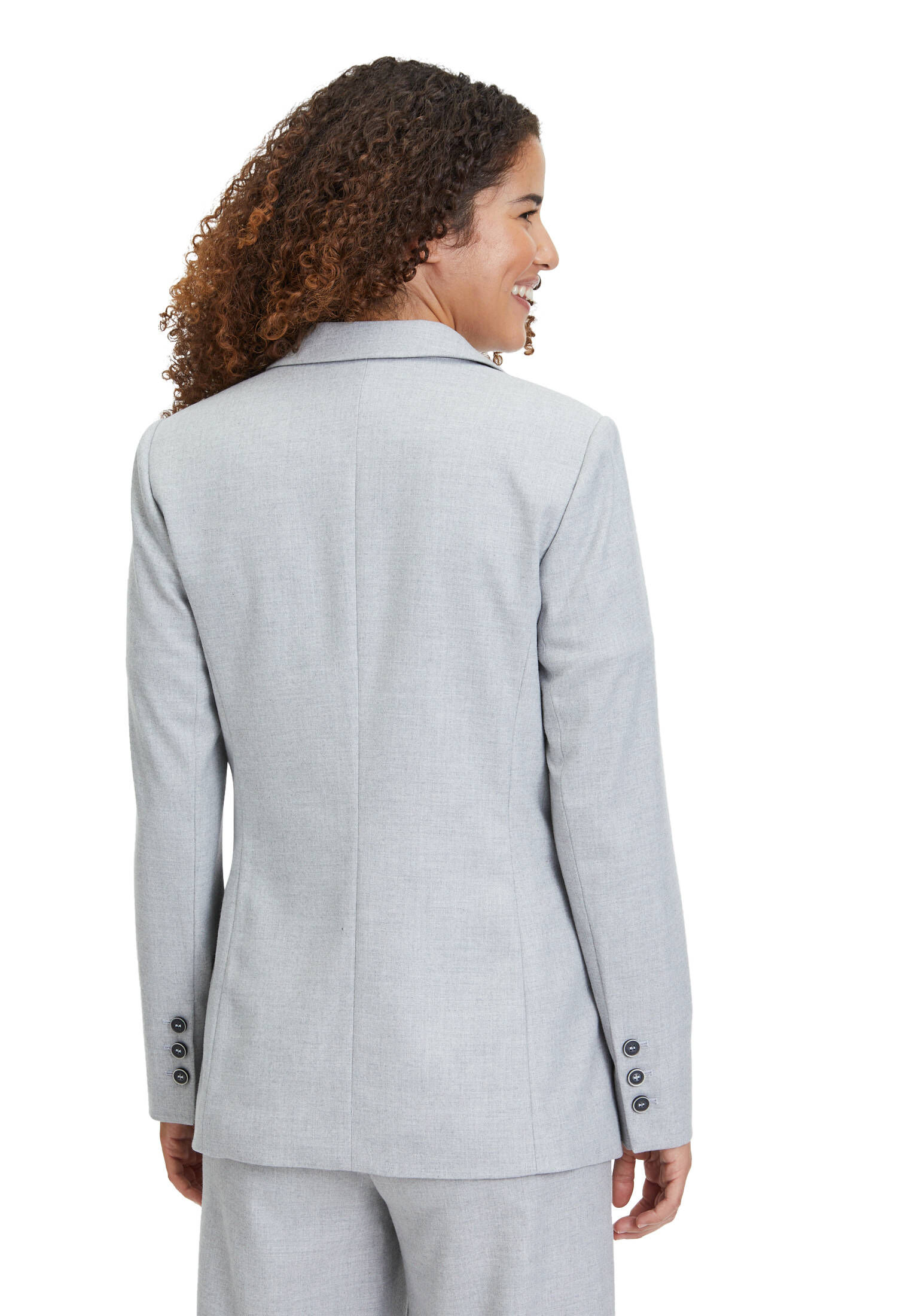 Betty & Co| Damen Longblazer mit Taschen