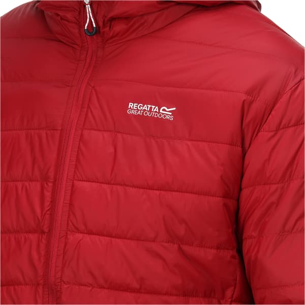 Doudoune randonnée REGATTA HOODED HILLPACK DARK RED