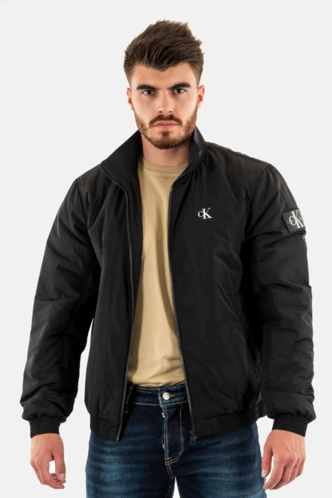 Blousons et vestes calvin klein jeans padded harrington beh black