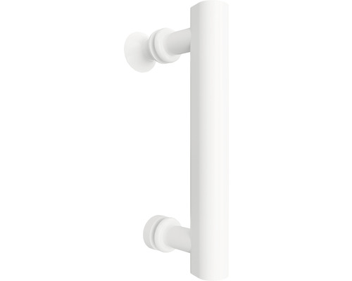 SCHULTE Sunny ExpressPlus R550 ronde douchewand 90x90 cm, Dezent Light decor, profielkleur alpinewit