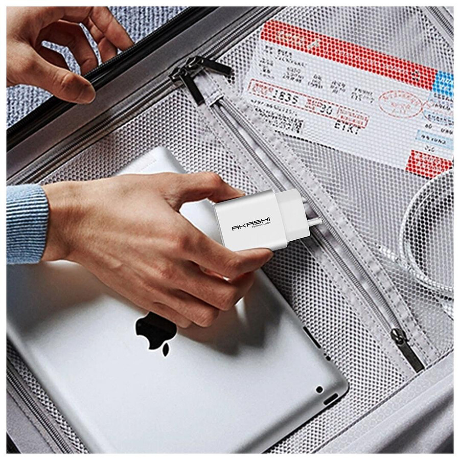 Akashi Chargeur Secteur 20W USB-A Quick Charge 3.0
