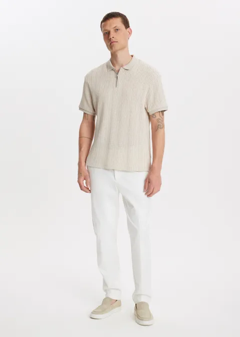 Polo retro bruin (TAU.L)