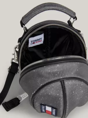 Bolsa transversal com logotipo de basquete