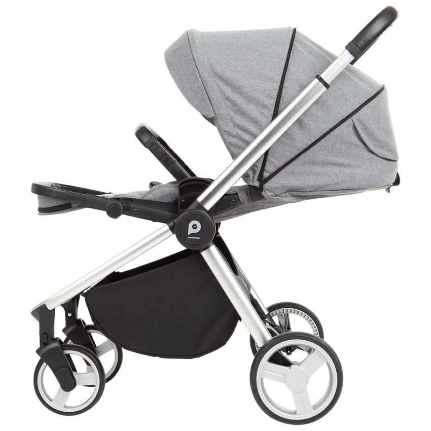 Poussette trio Tessa - Gris chiné