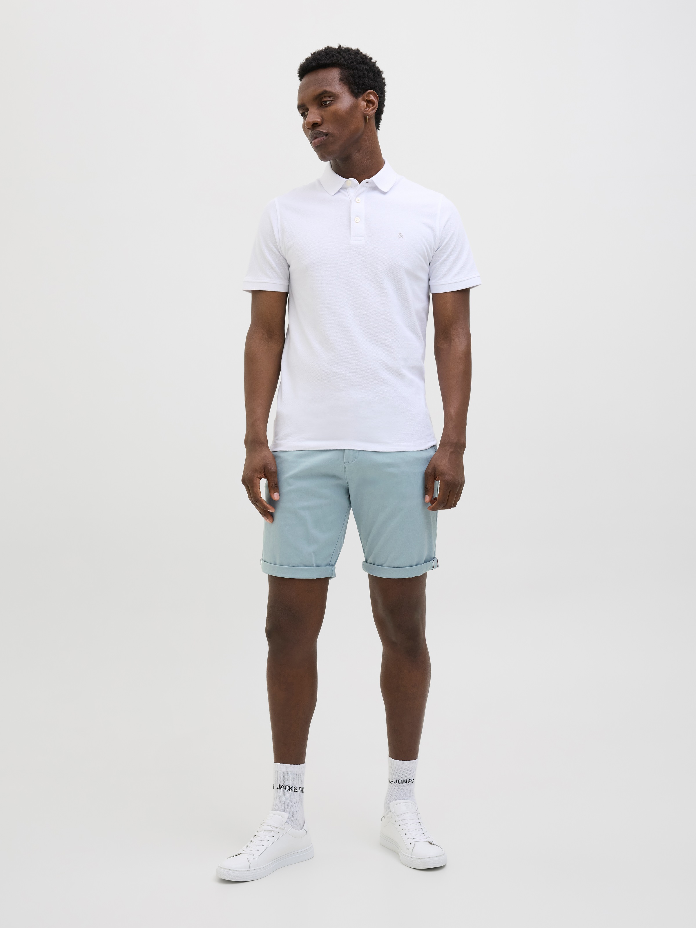Jack & Jones Chinoshorts »JPSTBOWIE JJSHORTS S«  mit Aufschlag