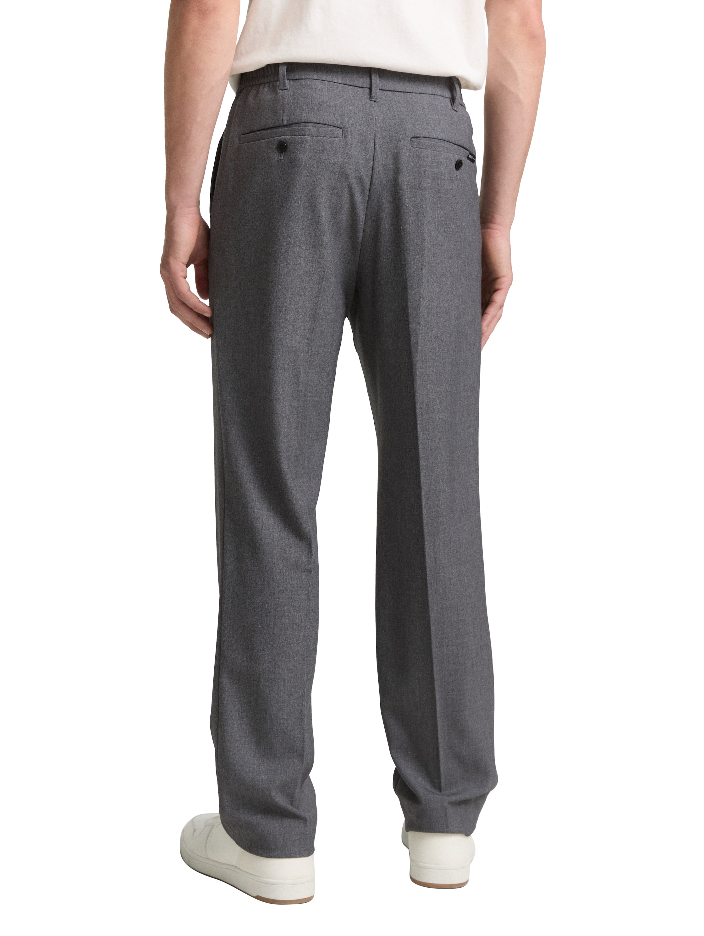 TOM TAILOR Denim Chinohose  mit Bügelfalte