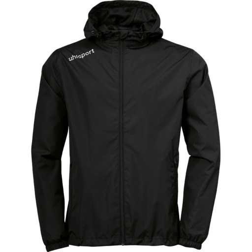 Jaqueta impermeável essencial Uhlsport, preta/branca