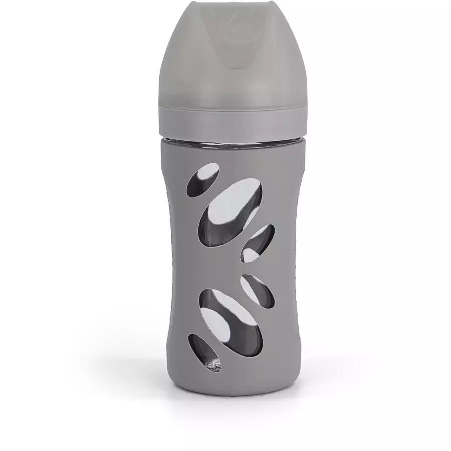 TWISTSHAKE Glasflasche Anti-Colic ab 2+ Monate 260ml, pastell grau