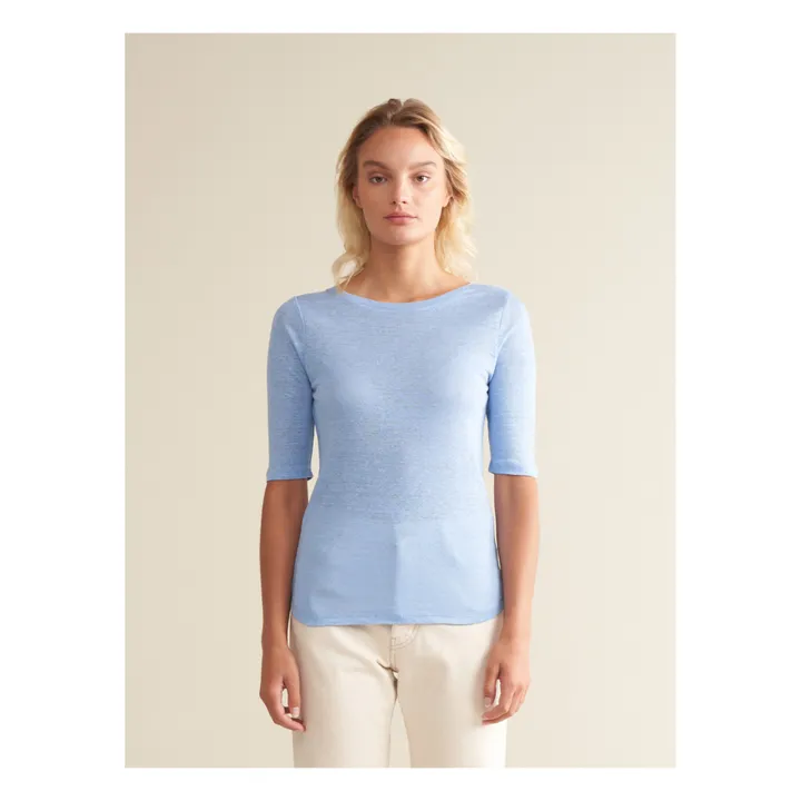 Bellerose T-shirt Seas Lin - Collection Femme | Bleu