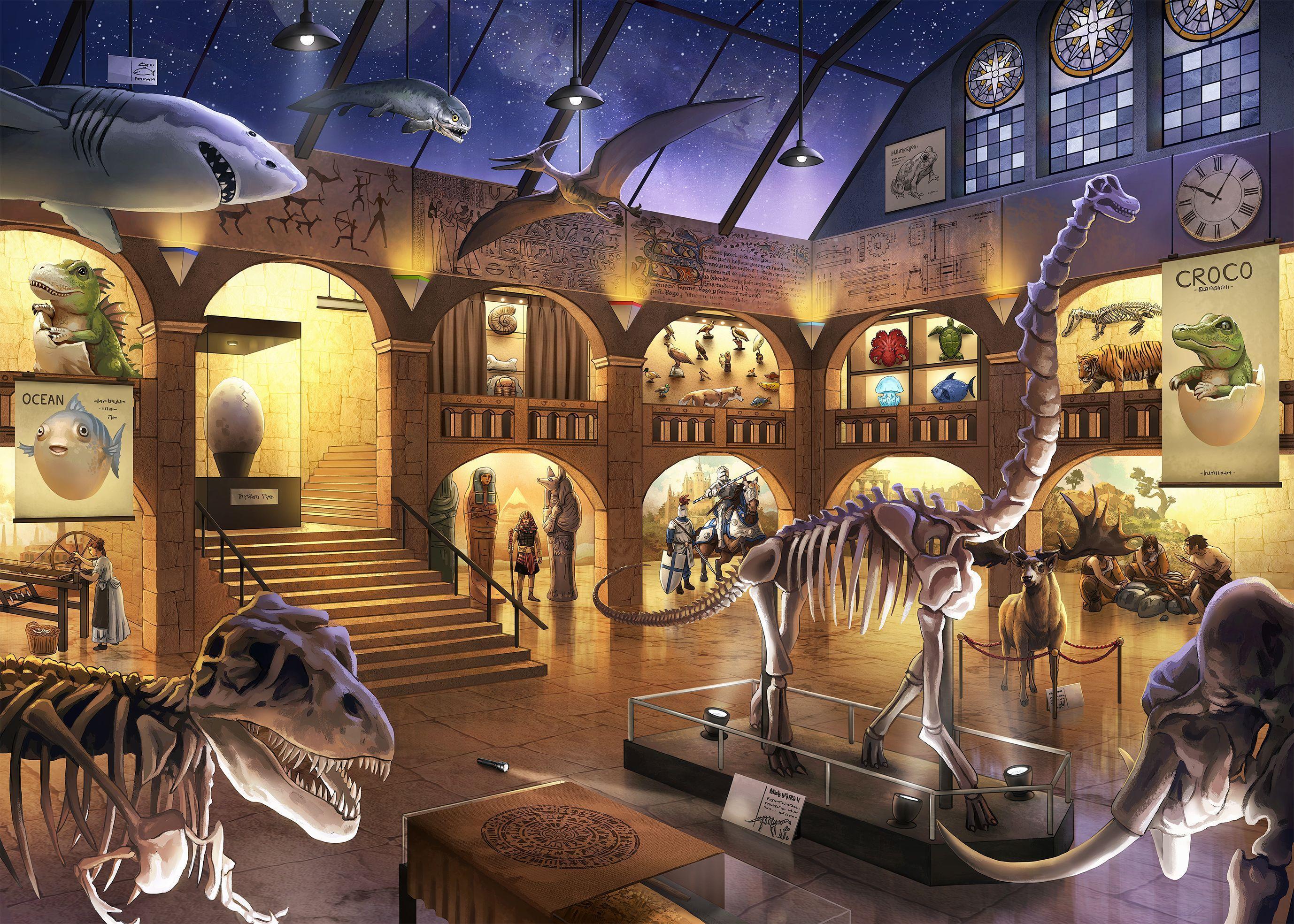 Rätsel-Puzzle EKids – NACHTS IM MUSEUM 368-teilig