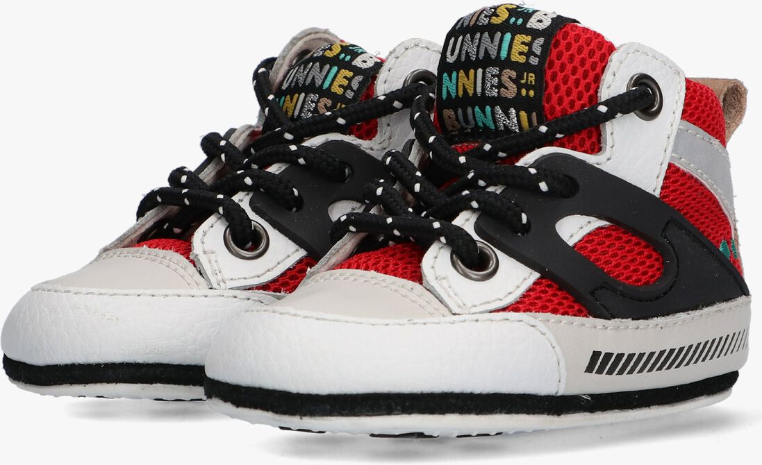 BUNNIESJR rode bunniesjr babyschoenen zeb zacht