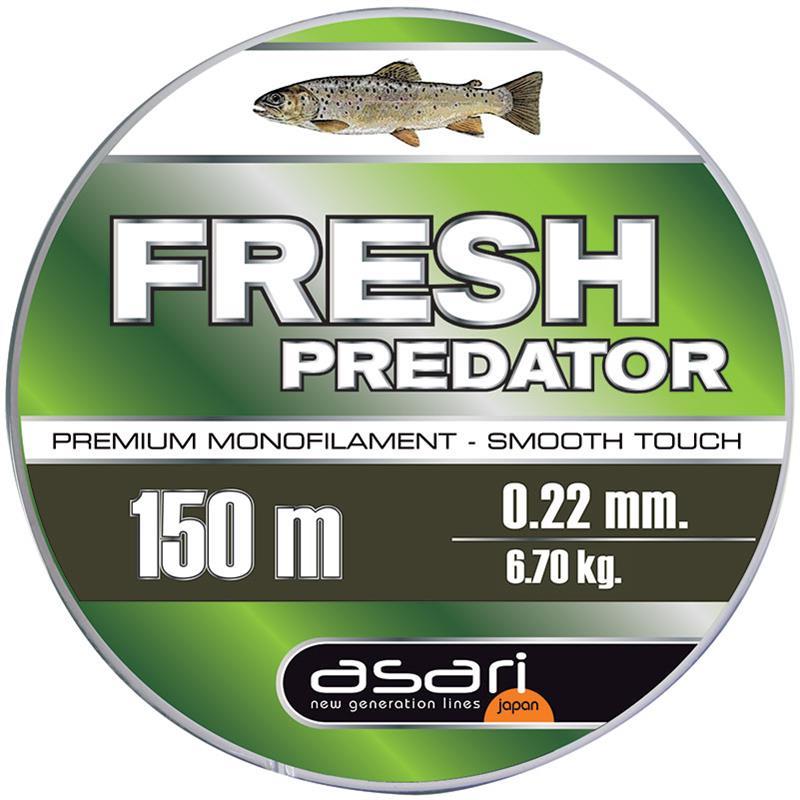 Nylon Asari Fresh Predator Vert - 150M