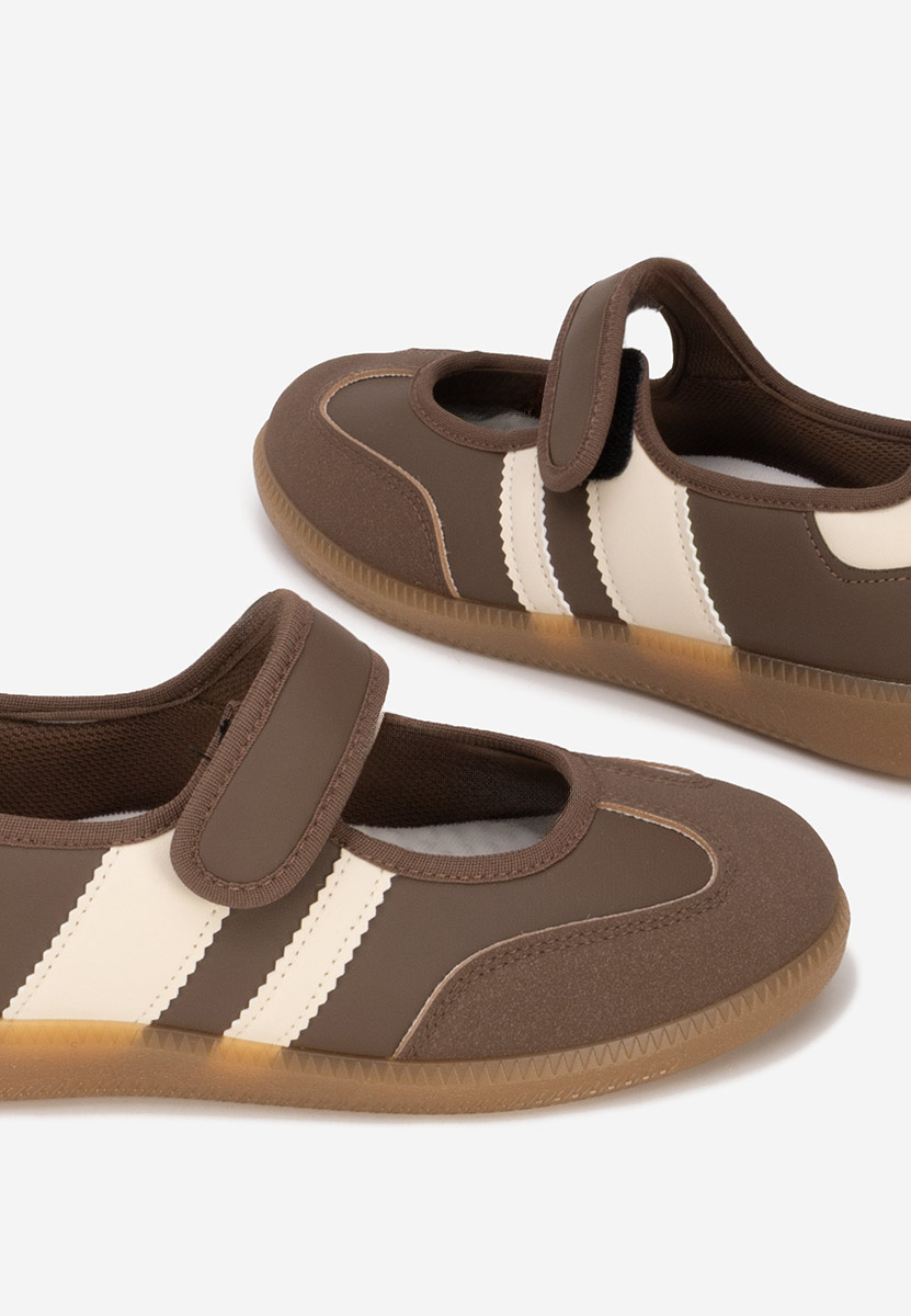 Ballerines sportives bruns Elisio