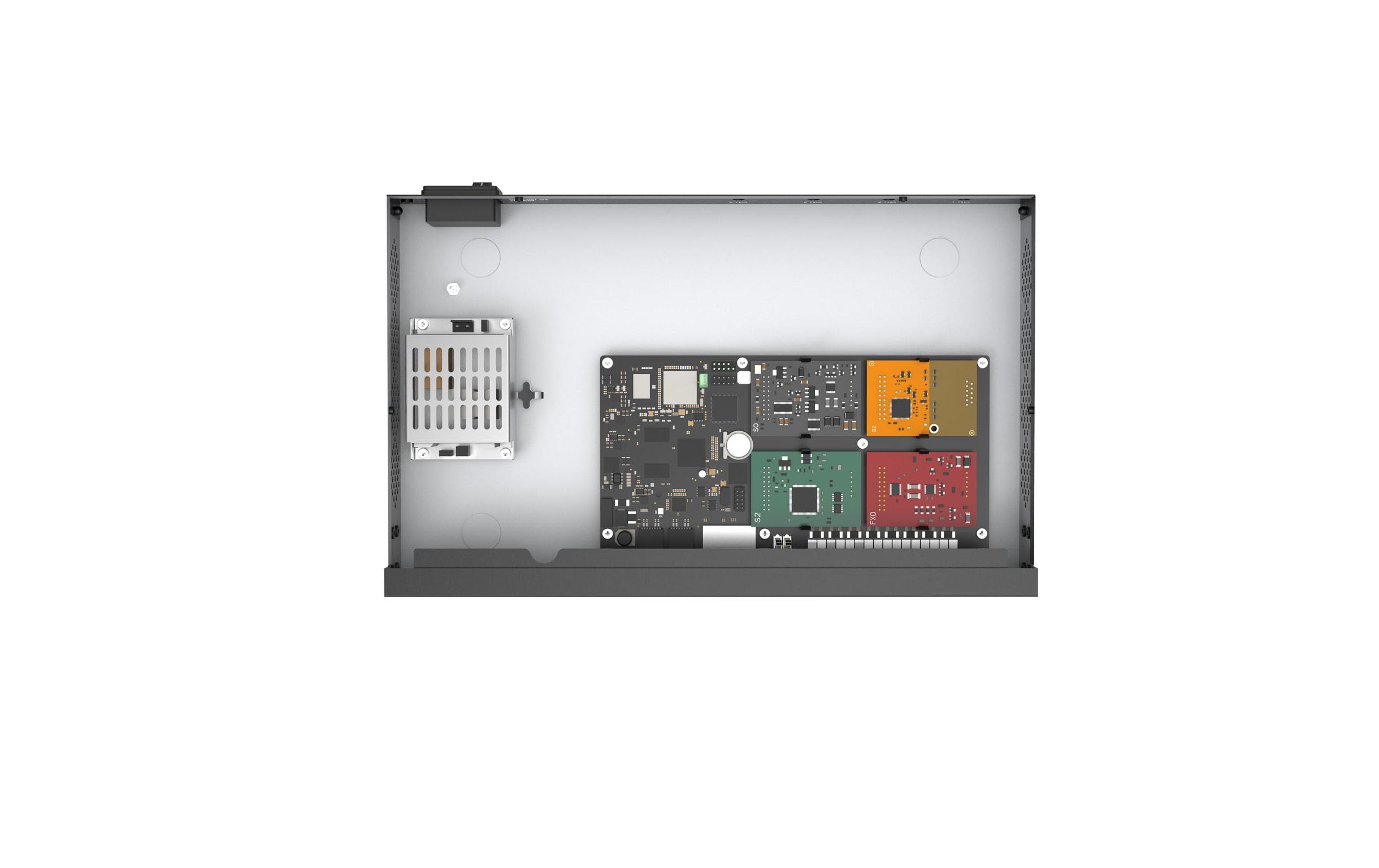 Telefonanlage S50 S-Serie V4<br>Vollwertige, rackmontierbare IP-Telefonanlage, speziell für kleine Unternehmen Gewinnen Sie dank ausgezeichneter UC-Funktion und hervorragender Effizienz