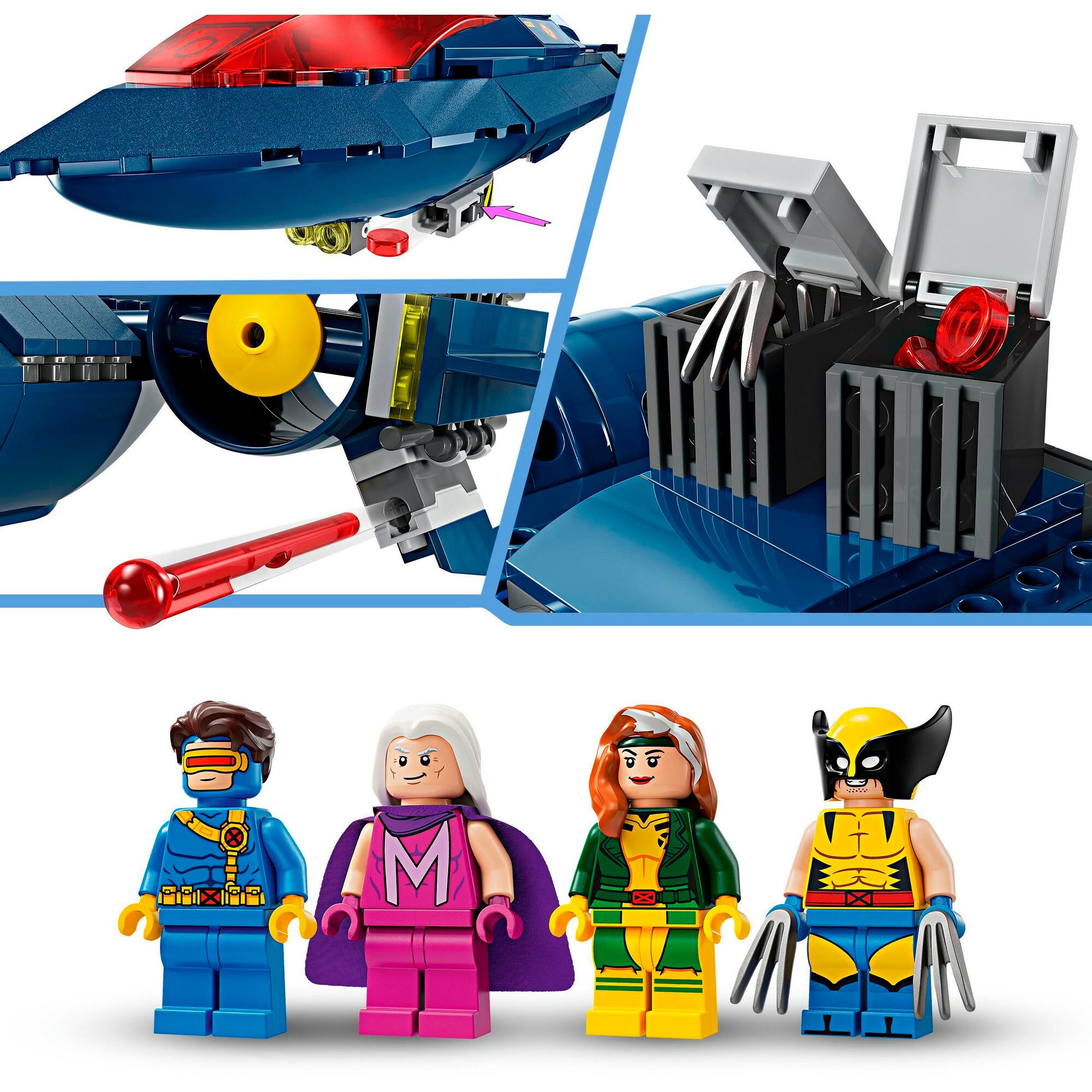 LEGO Konstruktionsspielzeug Marvel Super Heroes X-Jet der X-Men