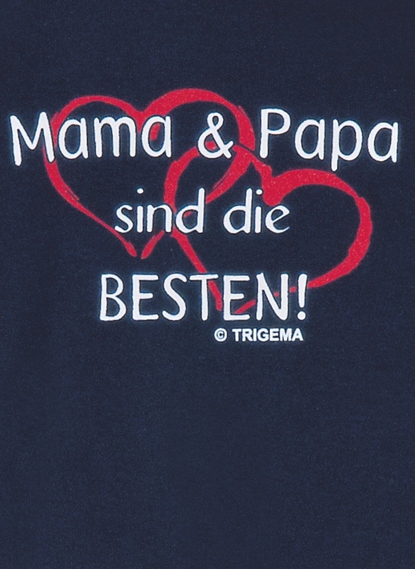 Trigema T-Shirt »TRIGEMA T-Shirt Mama & Papa«, 1 Stk.