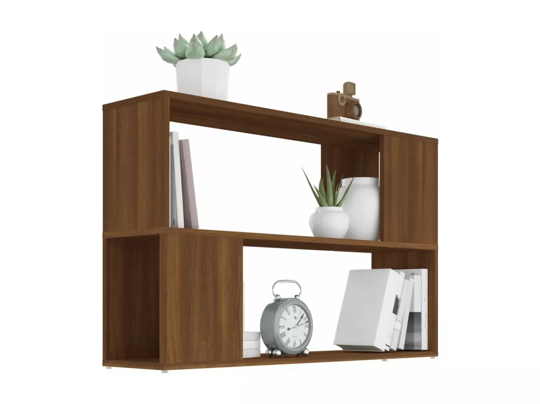 Bibliothèque Chêne marron 100x24x63 cm Bois d'ingénierie