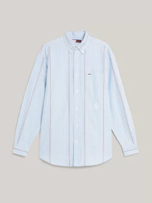 Camisa Oxford Crest Ithaca Stripe Archive