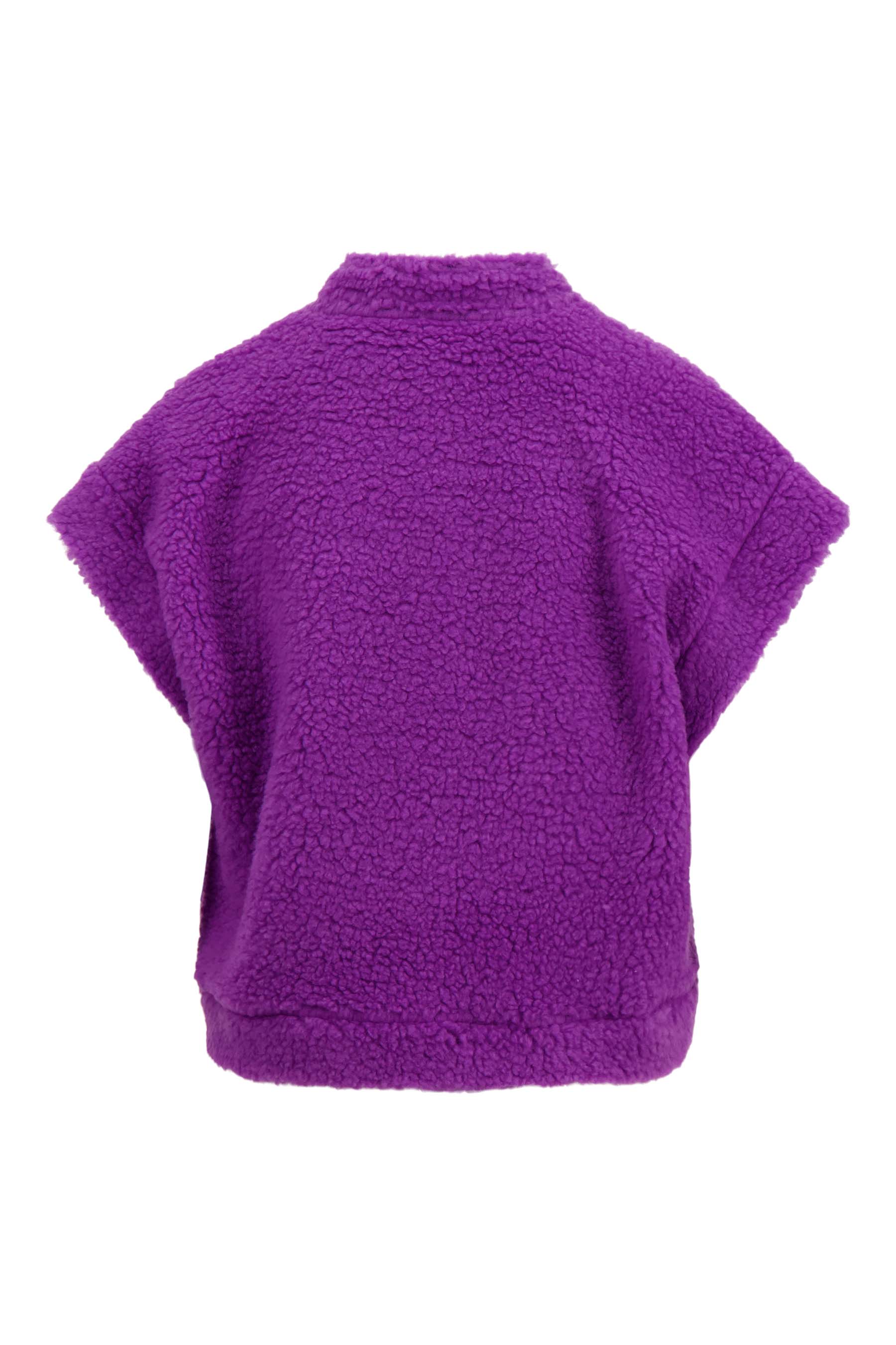 teddy gilet kort