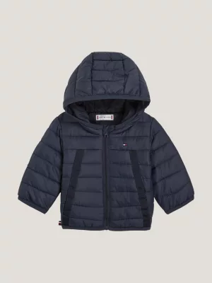 Jaqueta puffer com capuz Hilfiger Monotype
