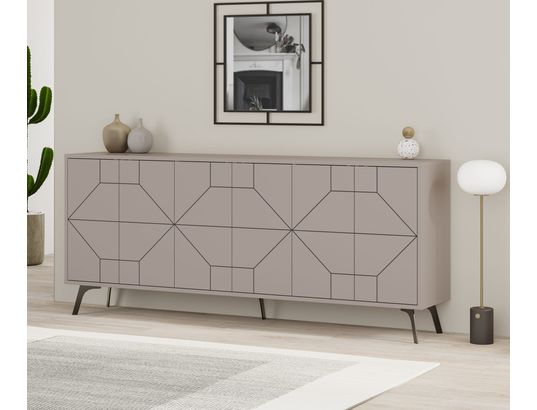 CONCEPT1 - Bahut Dune moka clair 184 x 35 x 77,4cm