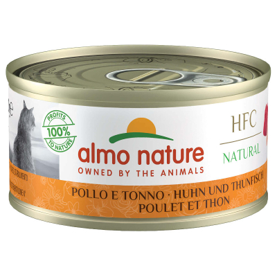 Almo Nature HFC Natural Huhn & Thunfisch 24x70g