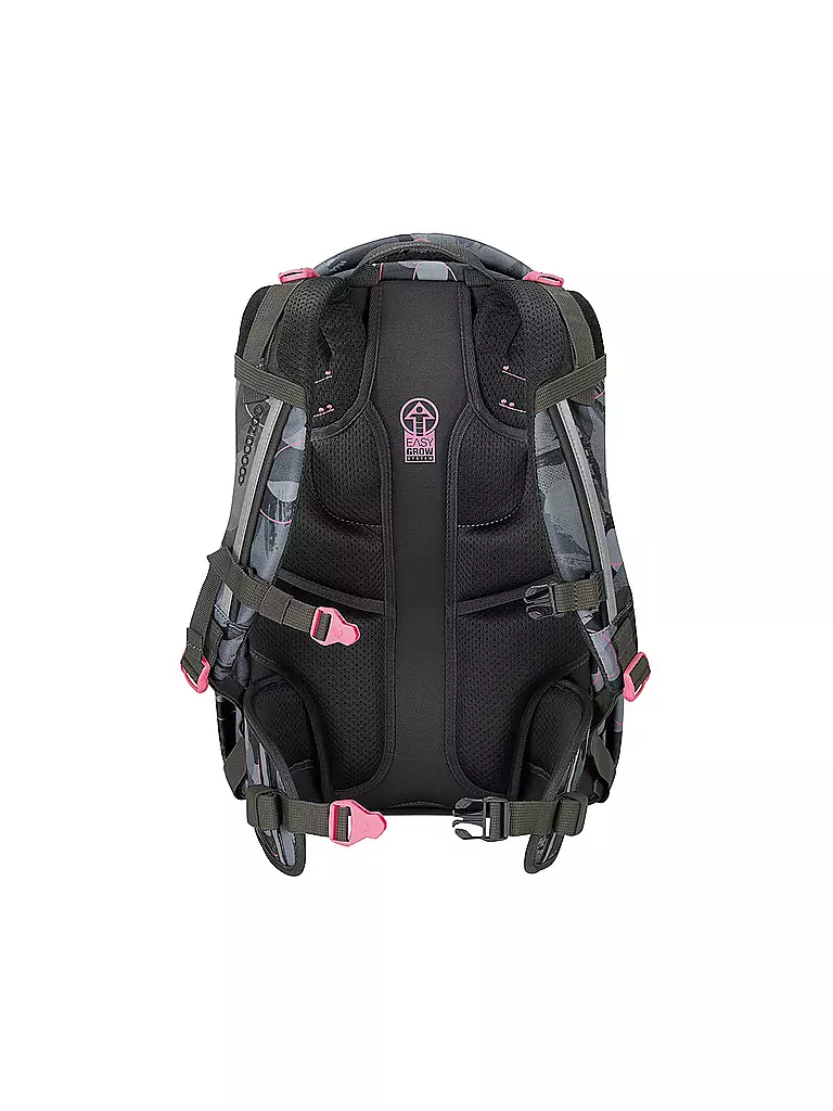 COOCAZOO Schulrucksack JOKER BUBBLE BRUSH grau