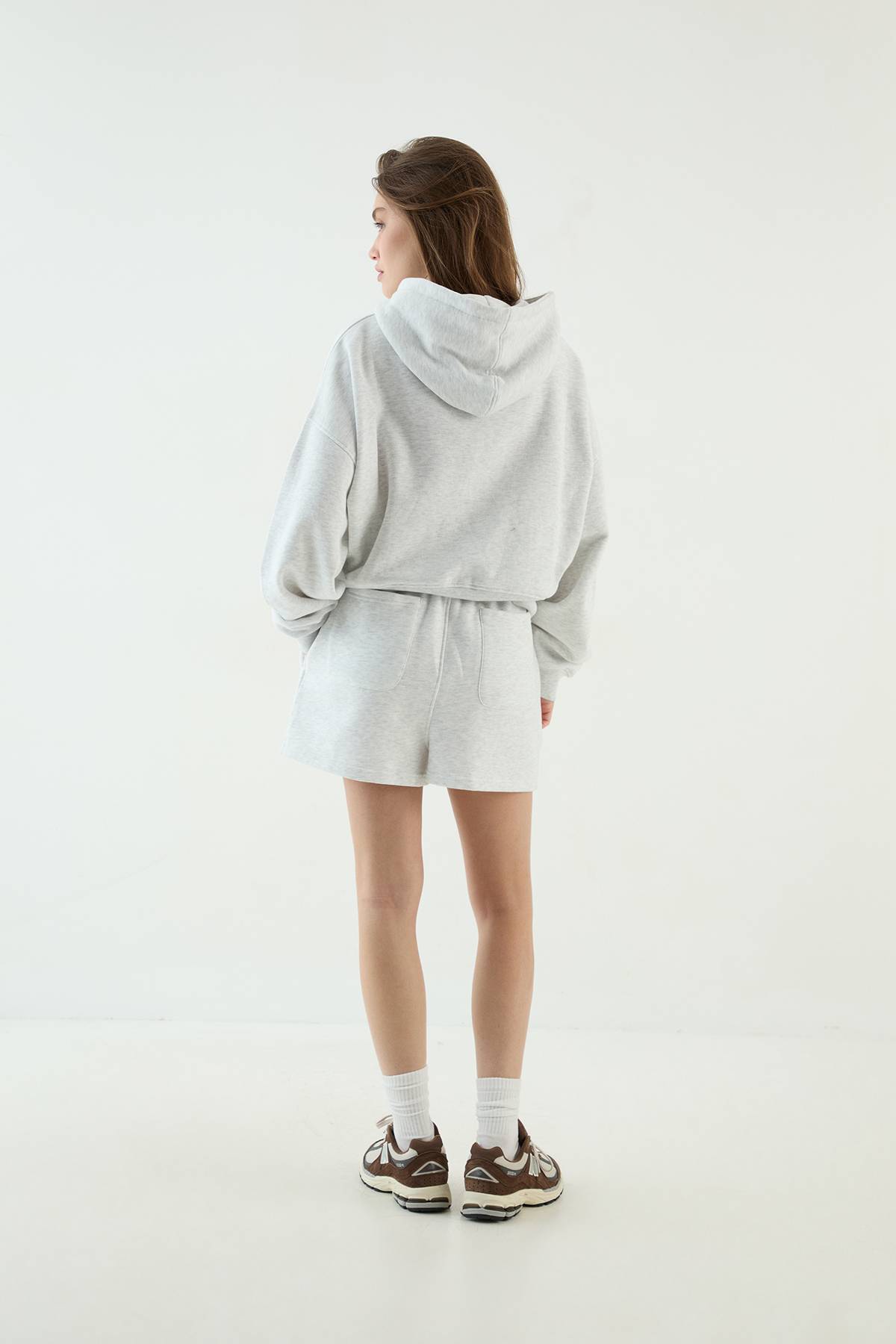 Sweat À Casynthétiqueche Court Boxy Avec Fermeture Éclair Dsgn Studio