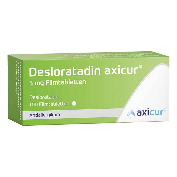Desloratadin axicur 5 mg Filmtabletten, 100 St