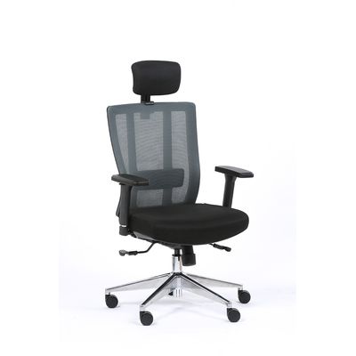 Fauteuil de bureau OFFSEAT - accoudoirs réglables - noir