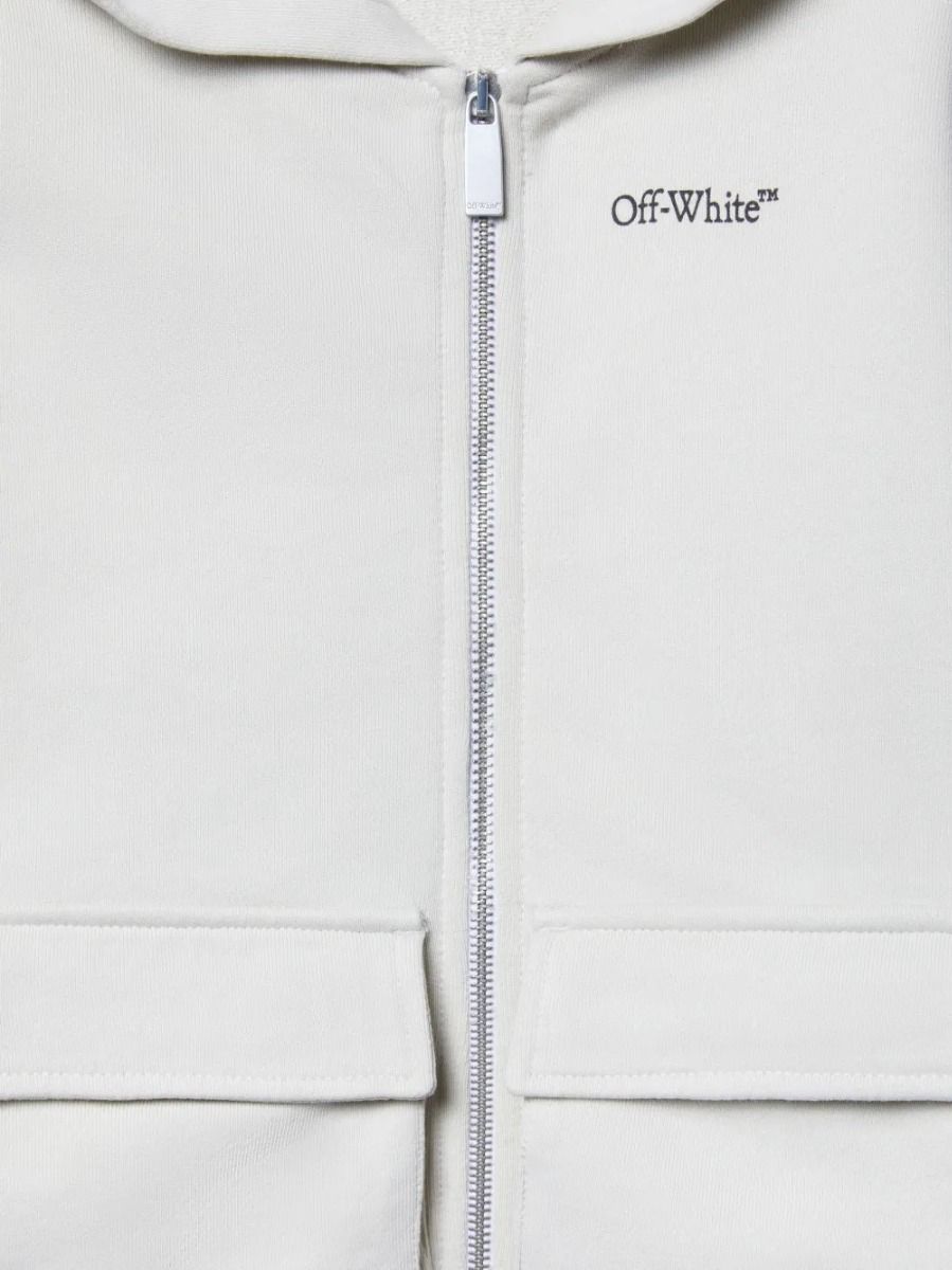 Off-White Diagram Bookish Zip Up Hoodie