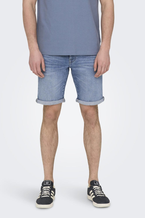 Only & Sons blauwe heren korte broek