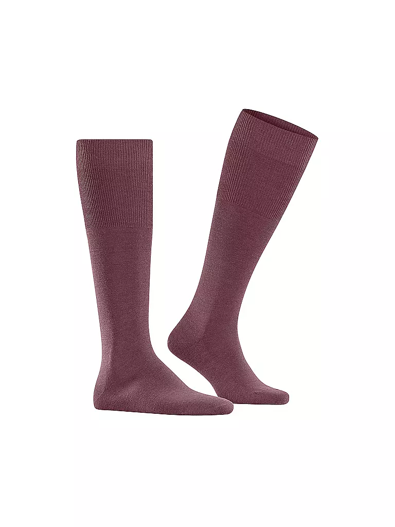 FALKE Kniestrümpfe AIRPORT roan rouge  rot
