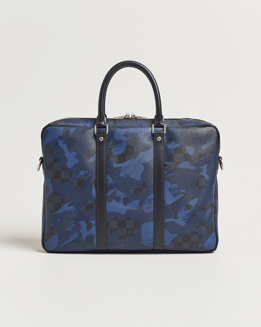 Louis Vuitton Pre-Owned Porte-Documents Voyage Briefcase Navy Blue
